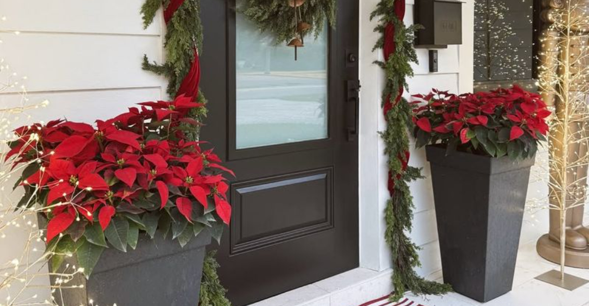 How Washington Homeowners Use Poinsettias To Boost Their December Curb Appeal