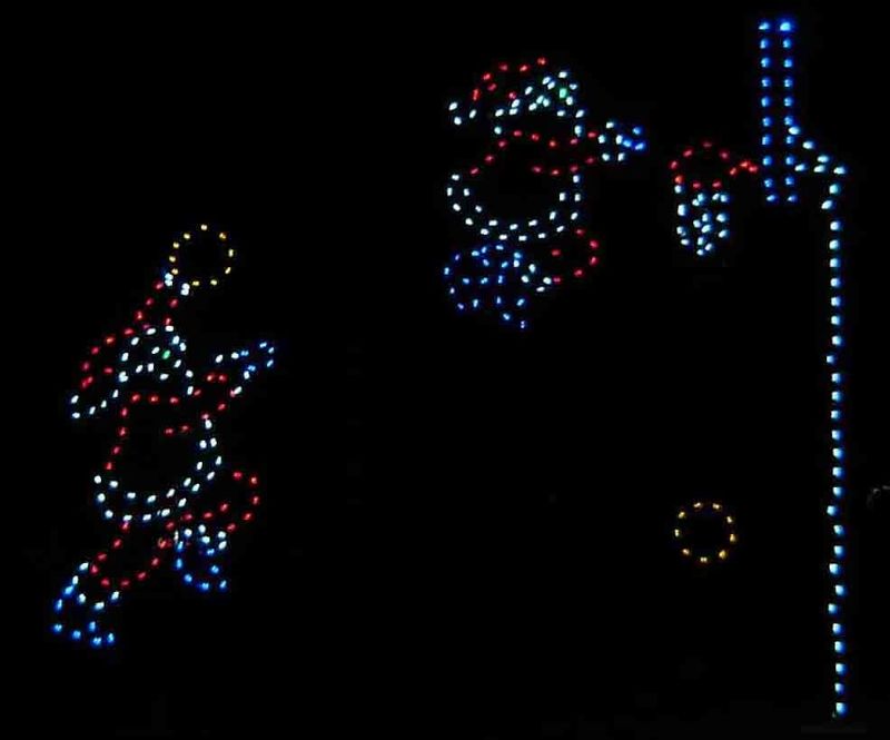 Rooftop Light Displays And Projections