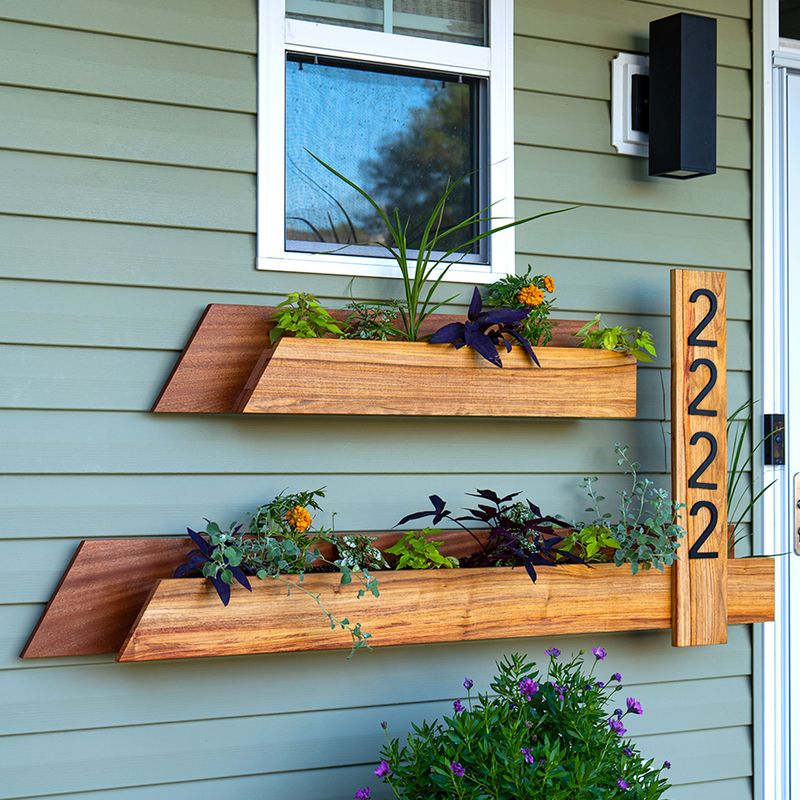 Window Box Extensions Stacked Vertically
