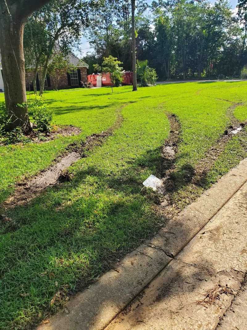 Parking Vehicles Or Equipment On The Lawn