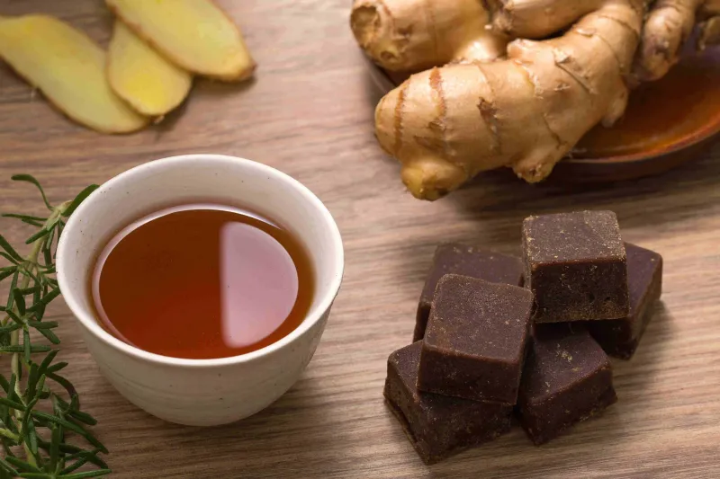 Ginger Root And Brown Sugar Simmer