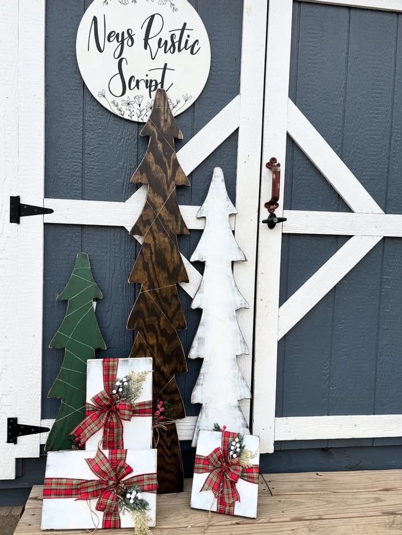 Rustic Wooden Yard Signs