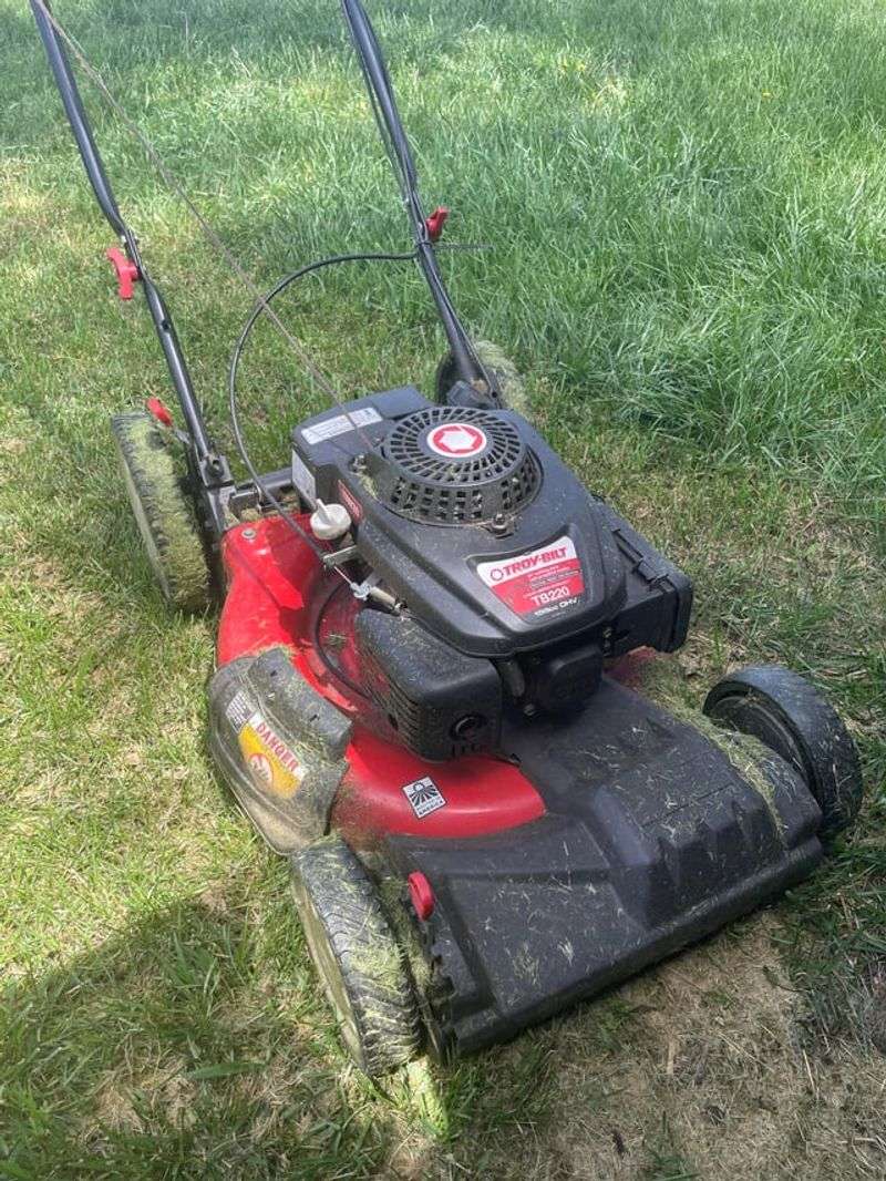 Mow Only When Grass Is Dry