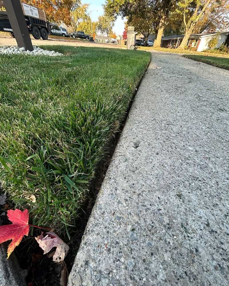 Edge Walkways And Driveways One Final Time