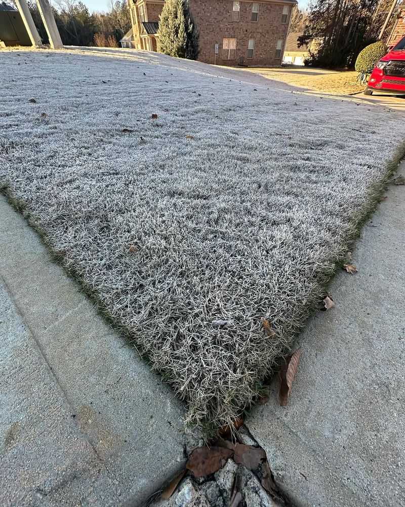 Frozen Ground Makes Mowing Dangerous