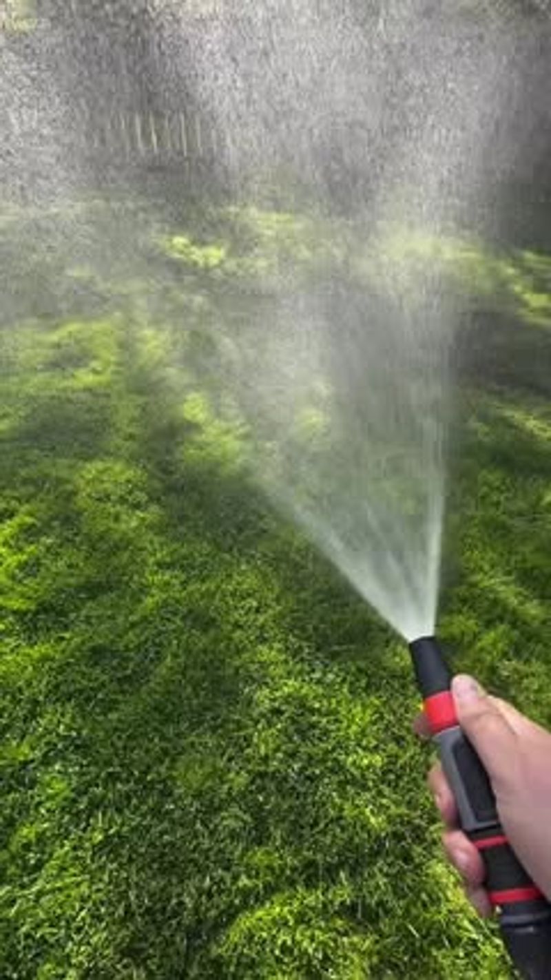 Use Water From A Hose Or Sprinkler