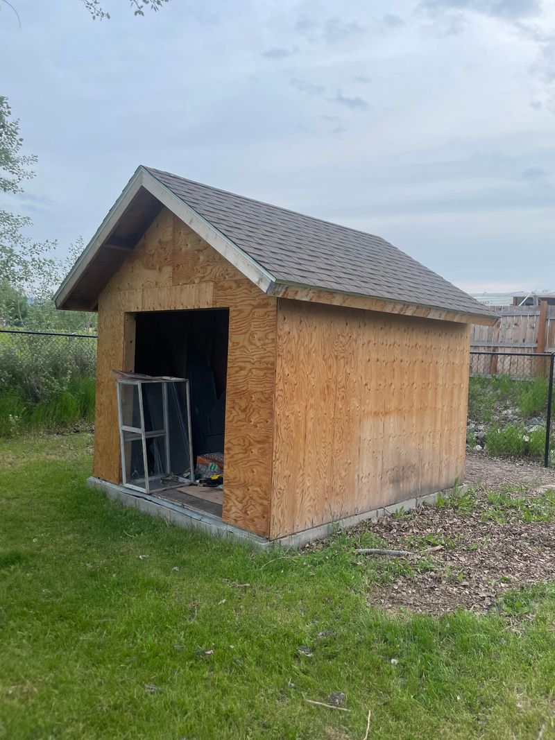 Unpainted Outbuildings And Sheds