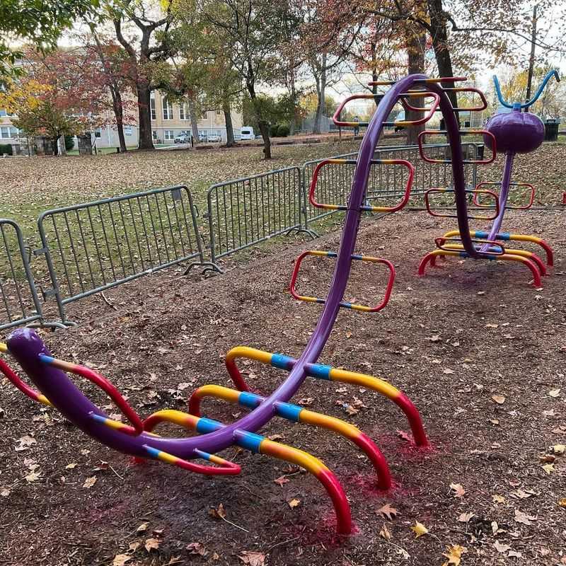 Broken Or Rusted Playground Equipment