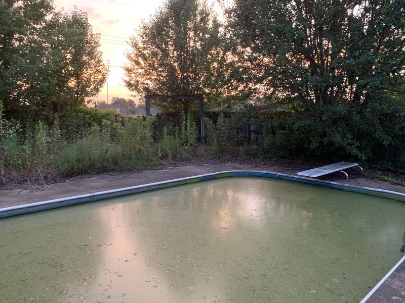 Abandoned Above-Ground Pools