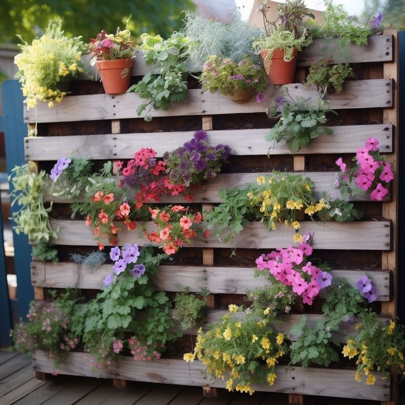 Repurposed Pallet Gardens For Vegetables