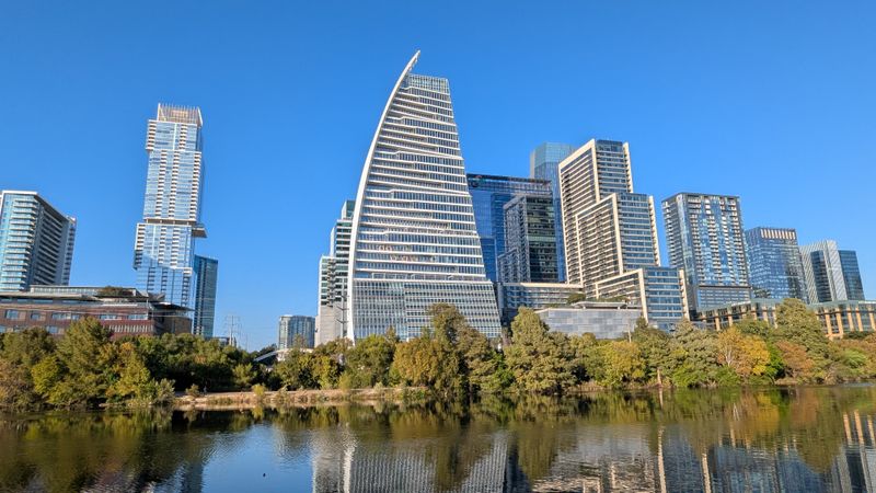 Downtown Austin: Where Buildings Block Out Green Space