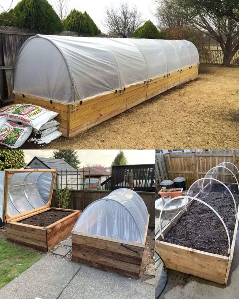 Hoop House From PVC Pipes