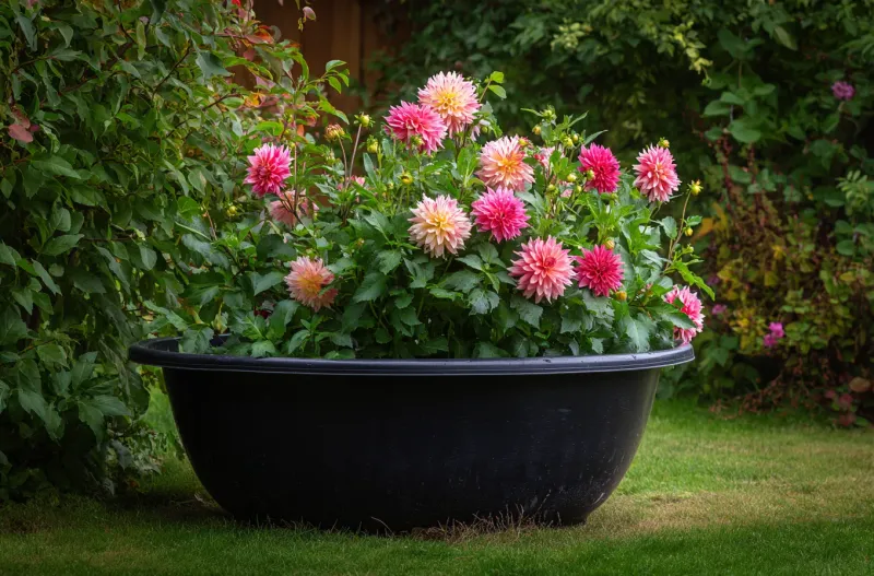 Vintage Bathtubs As Statement Planters