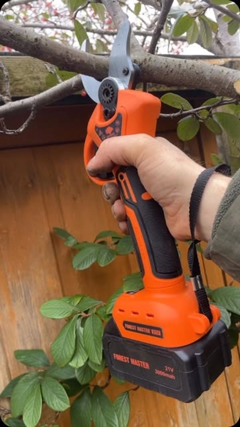 Battery-Powered Pruning Shears