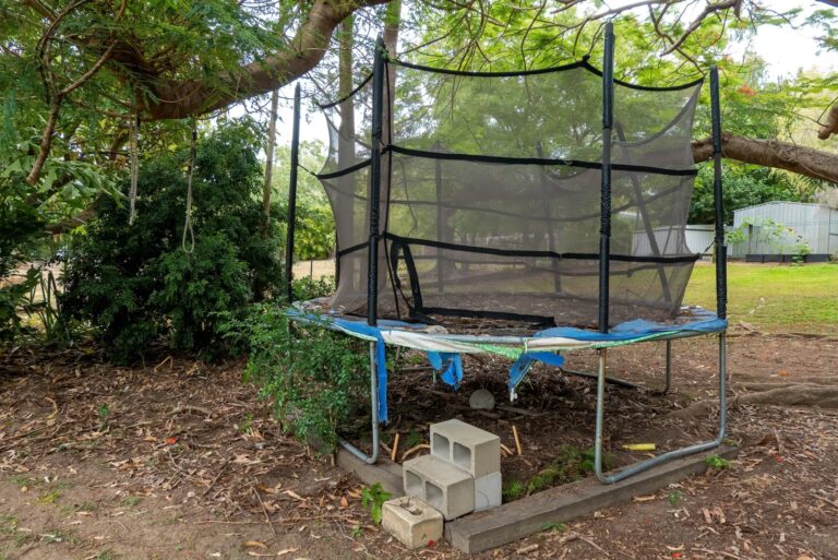 broken trampoline