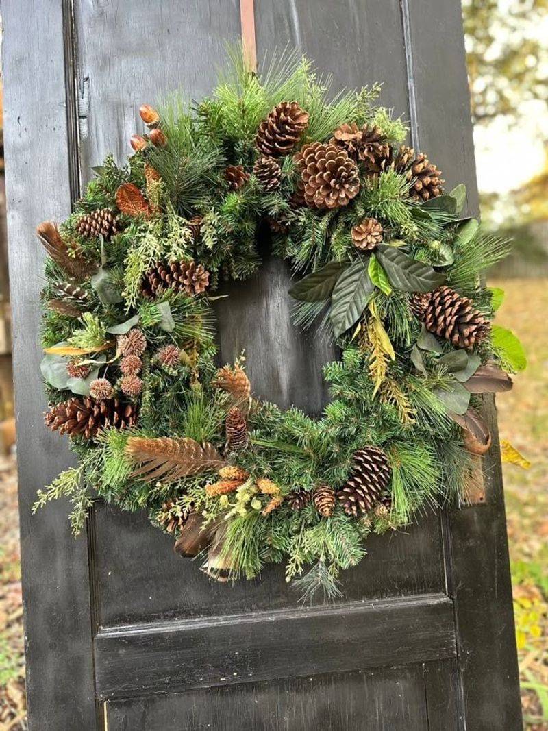 3. Simple Wreath For Your Front Door