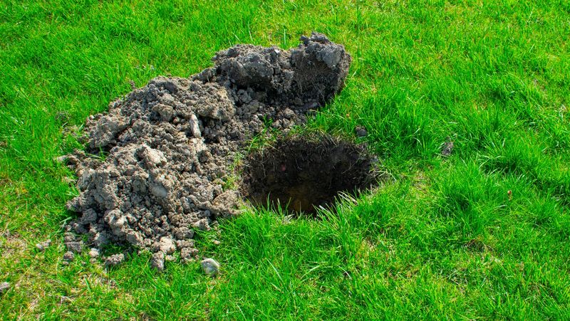 Large Burrow Openings Near Your Foundation