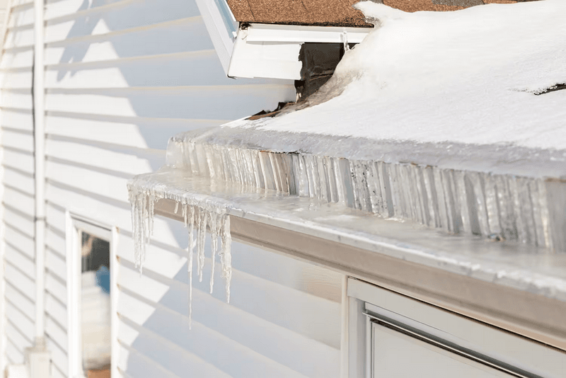 Neglecting Gutter Cleaning Before Winter Arrives