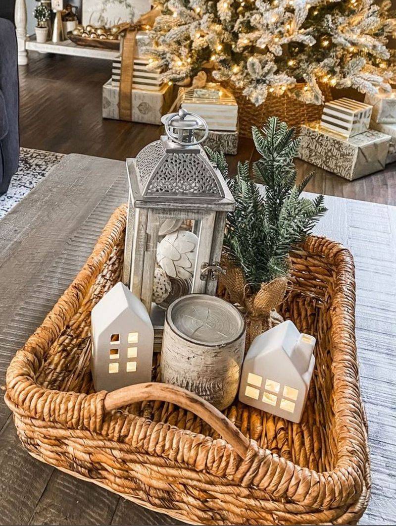 9. Layered Tray Or Basket Display