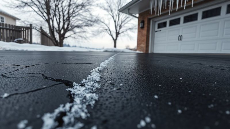 Ignoring Driveway And Walkway Maintenance Before Freezing Weather