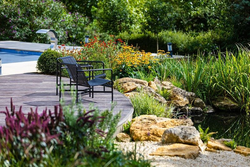 Design Open Spaces Between Garden Beds And Structures