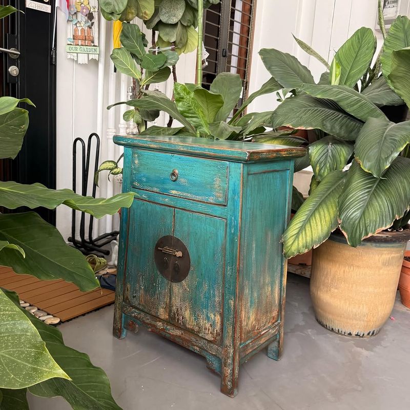 Nightstands Serving As Garden Side Tables