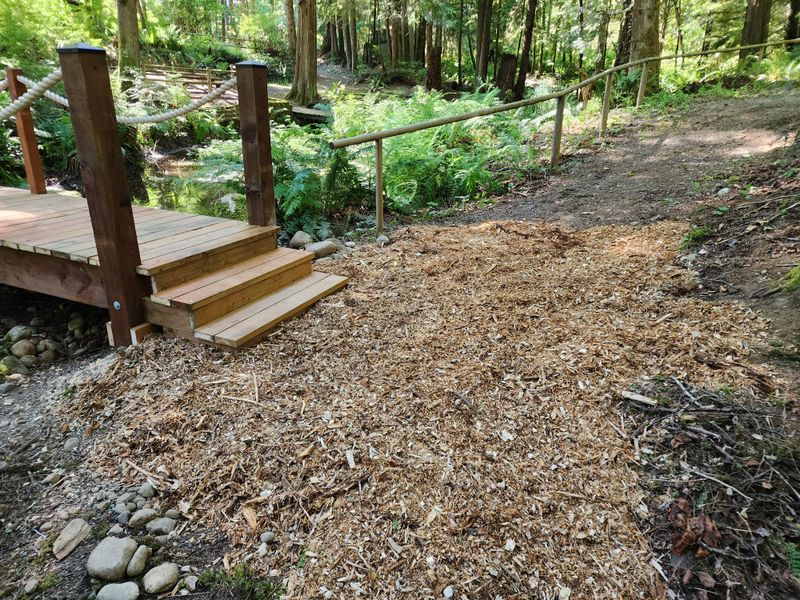 Create Pathways with Wood Chips and Mulch