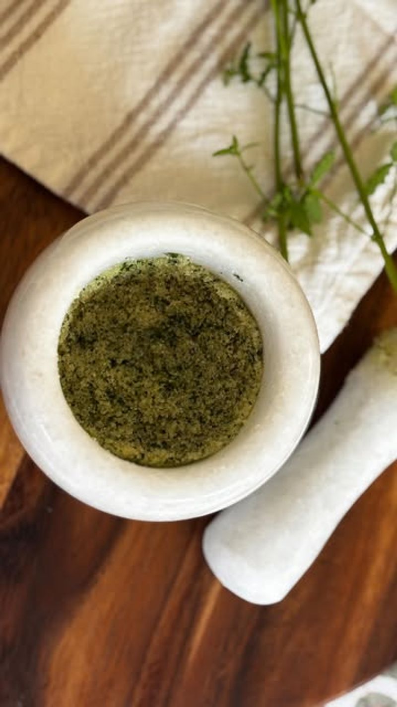 Homemade Mint Sugar Or Syrup