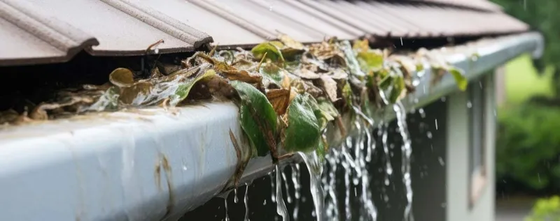 Ignoring Clogged Gutters Before Freezing Weather Sets In