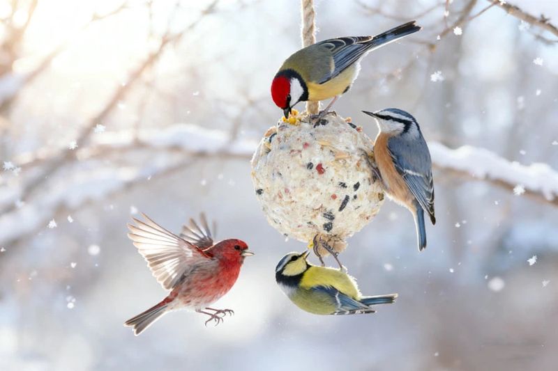 Offer High-Energy Foods Birds Need To Survive The Cold