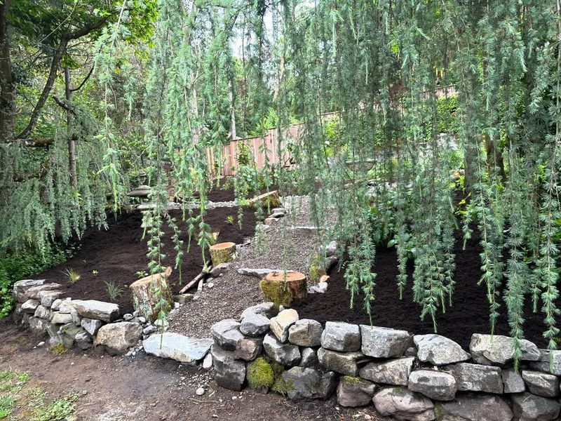 Build Garden Borders With Found Rocks And Branches
