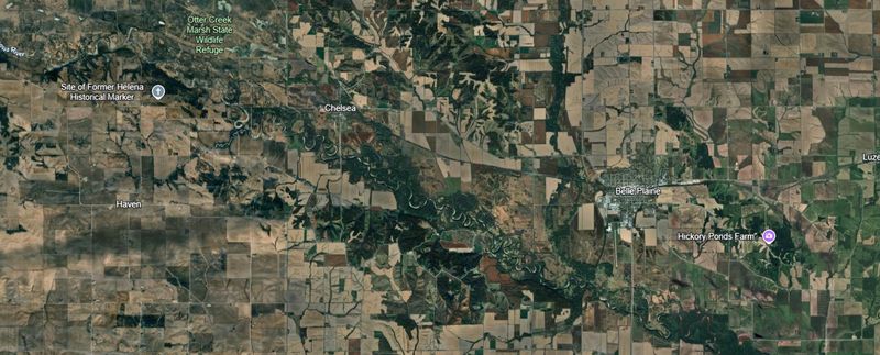 Iowa River Bend Near Iowa City