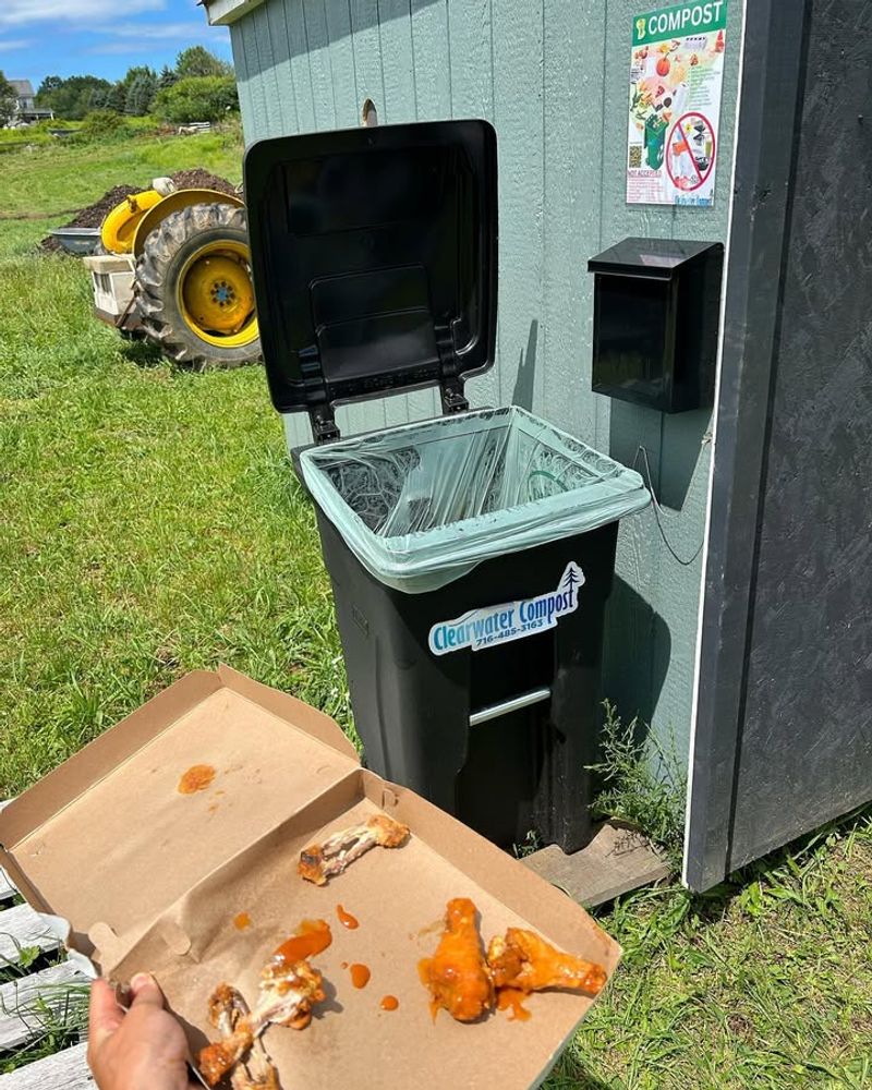 Unscreened Trash Cans Or Storage Areas