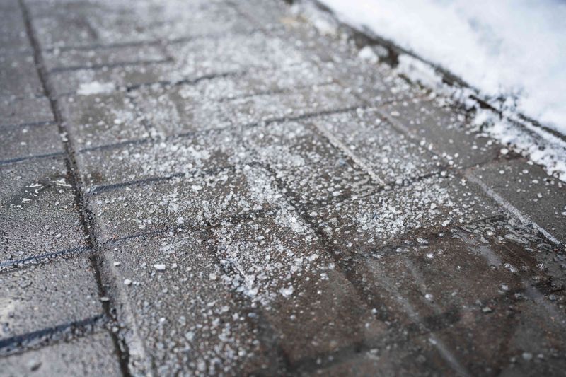 Using Rock Salt Directly On Concrete Surfaces