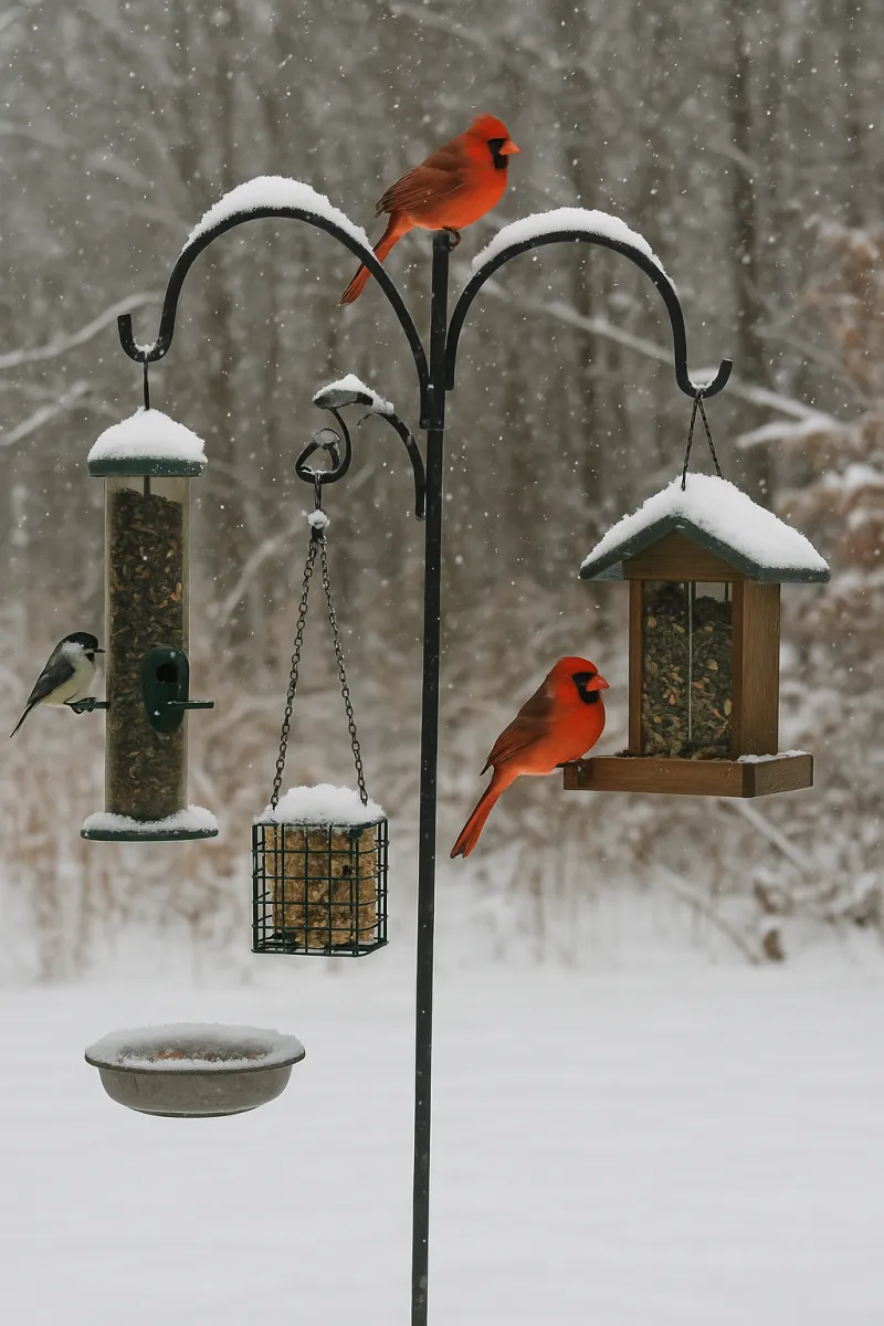 Backyard Feeders Become Reliable Daily Food Stations