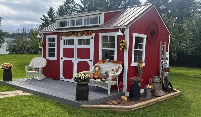 Unscreened Outdoor Storage (Tools, Equipment, Building Materials)