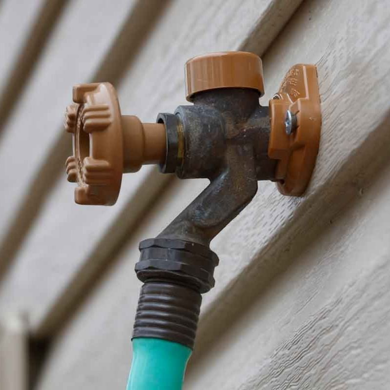Leaving Garden Hoses Attached to Outdoor Faucets