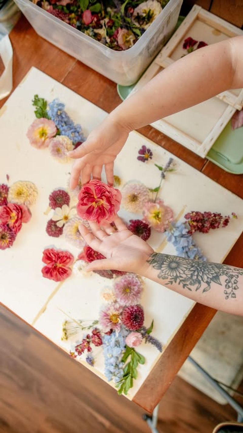 Microwave Flower Drying