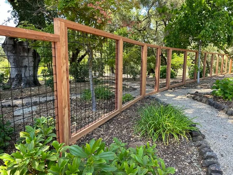 Installing Buried Wire Mesh Around Garden Perimeters