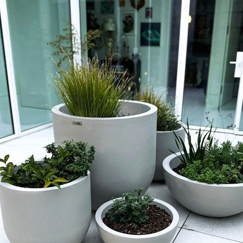 Oversized Pots That Hold Excess Moisture