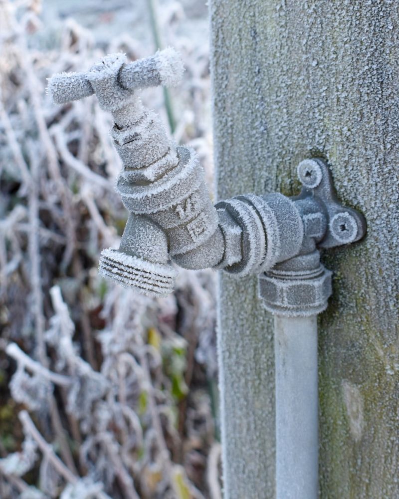 Failing To Disconnect And Drain Outdoor Hoses