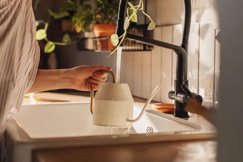 Using Ice Cold Tap Water Straight From The Faucet