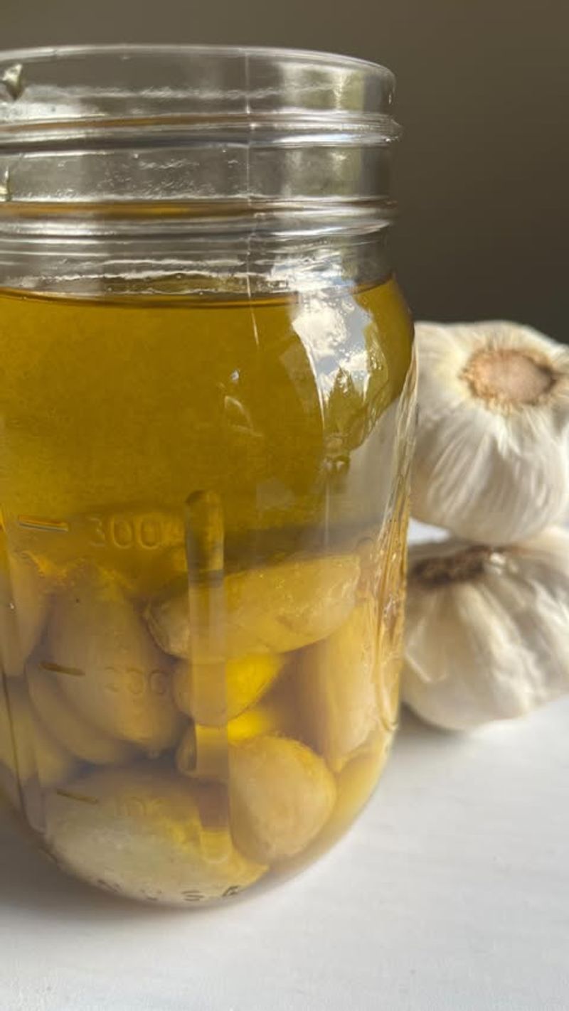 Homemade Garlic-Infused Oil (Safely Prepared)