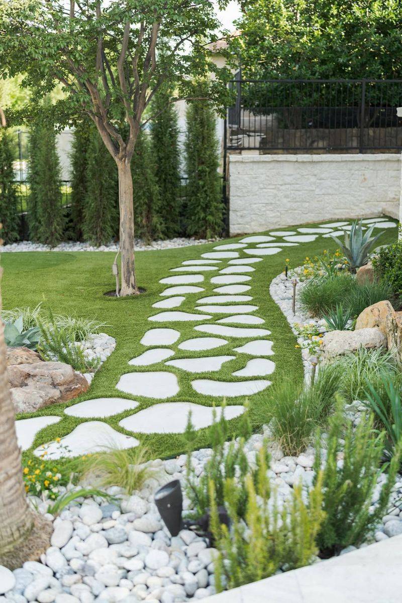 Introduce A Curved Garden Path