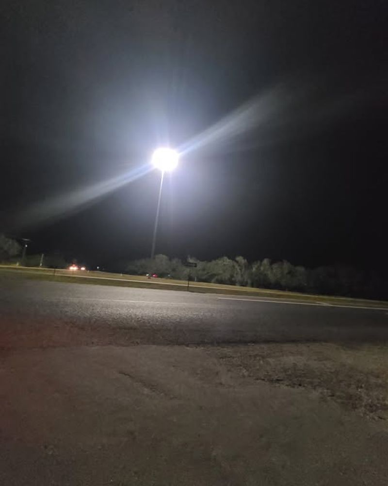 Using Excessive Outdoor Lighting At Night