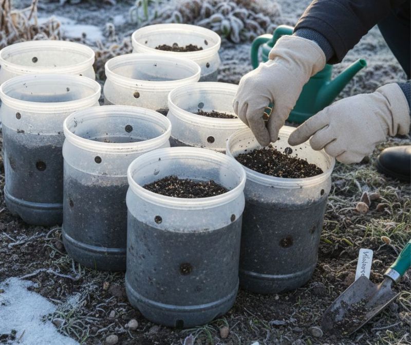 Fill Containers With Quality Seed-Starting Mix Rather Than Garden Soil