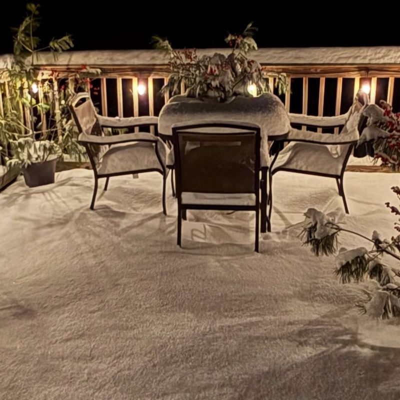 Not Storing Outdoor Furniture And Decorations Properly