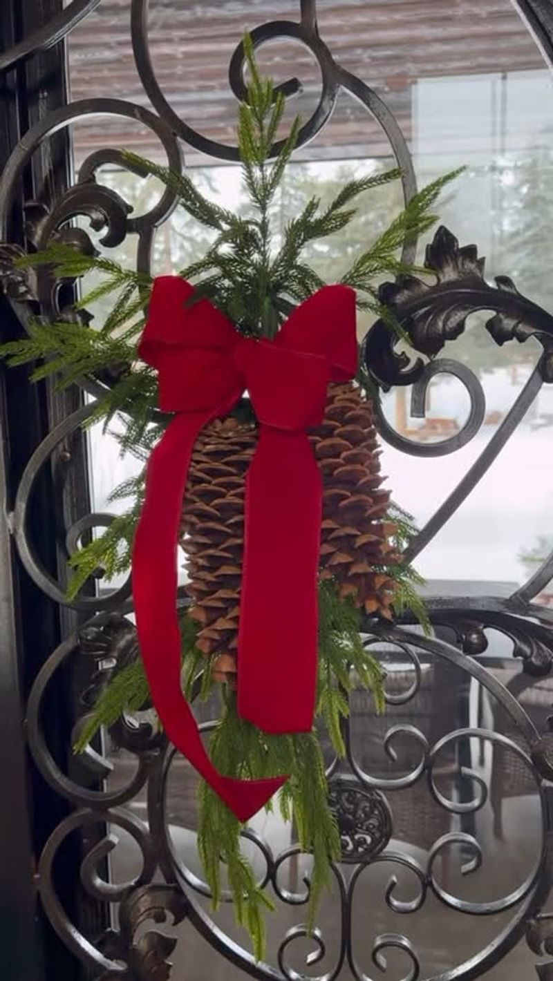 Pinecone And Greenery Swags