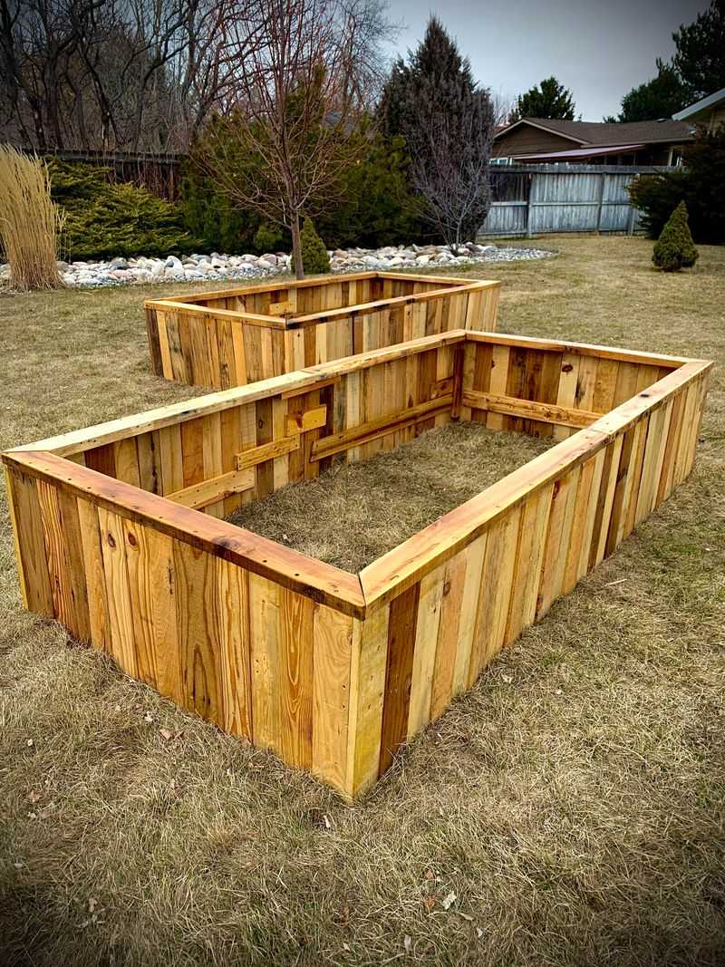 Build Raised Beds From Reclaimed Materials