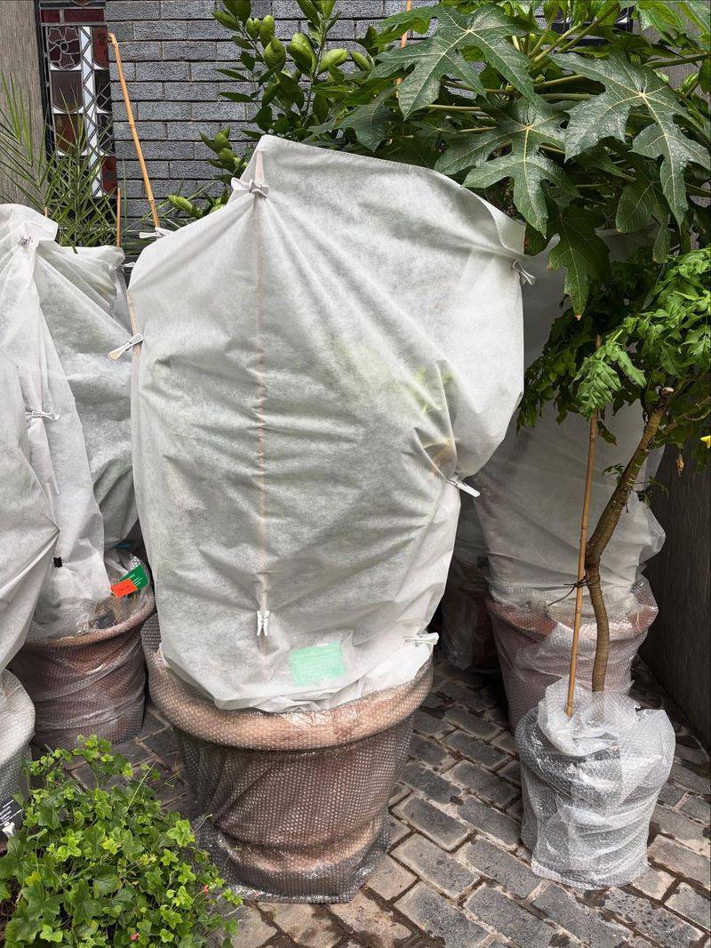 Wrap Pots with Insulating Materials